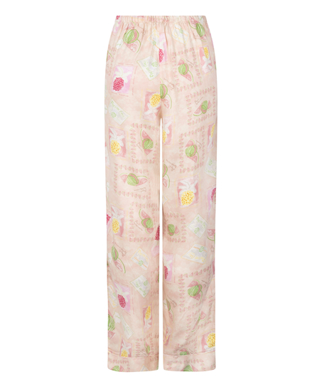 Spodnie z satyny, Pomarańczowy