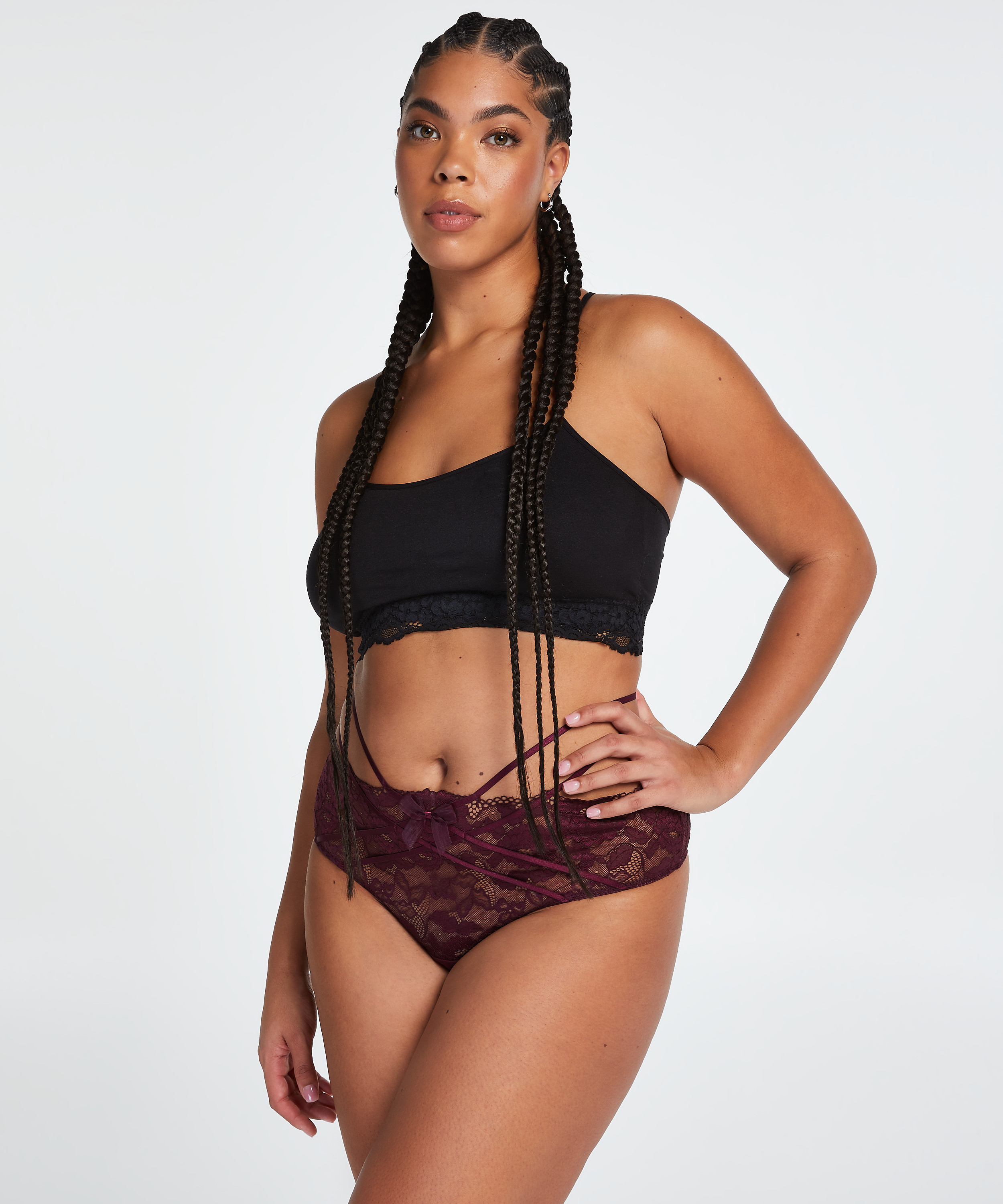 Stringi Curvy Sally, Czerwony, main