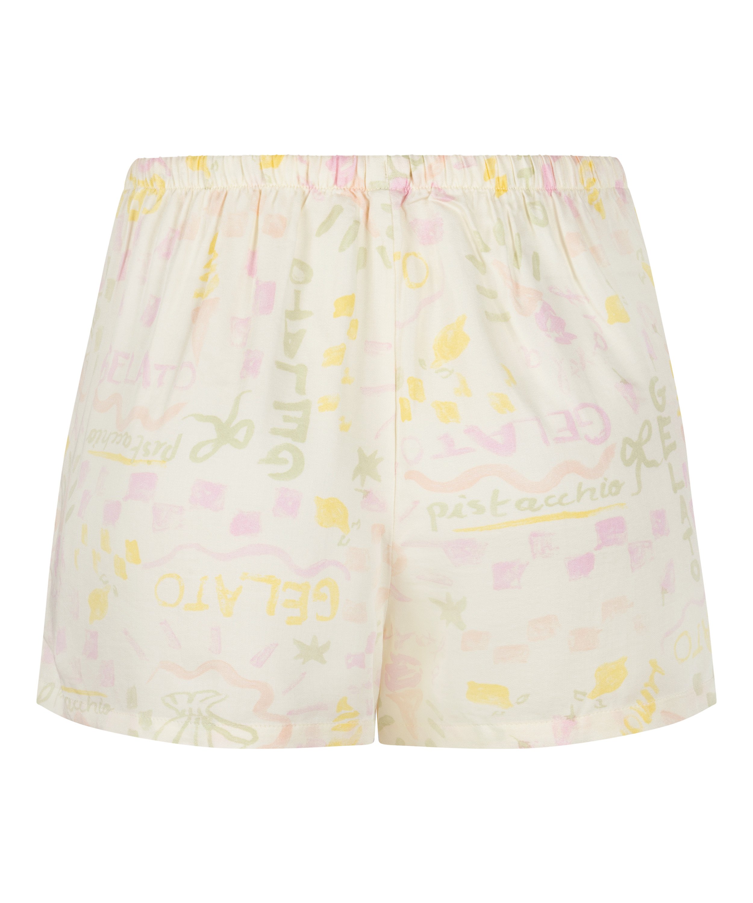 Satynowe szorty, Biały, main