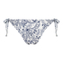Brazyliany tanga od bikini ze wzorem paisley, Biały