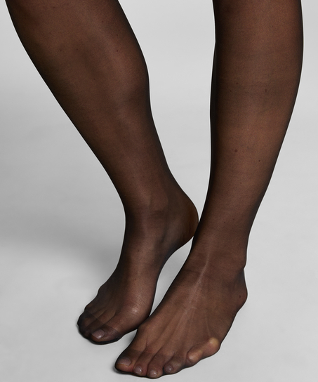 Pończochy Samonośne 15 Den Jemima, Czarny