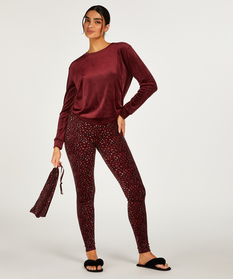 Piżama z torbą, Fioletowy