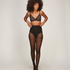 Rajstopy 15 Denier Diamond Backseam, Czarny