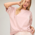 Komplet Piżamowy z Szortami i T-shirtem, R&oacute;żowy