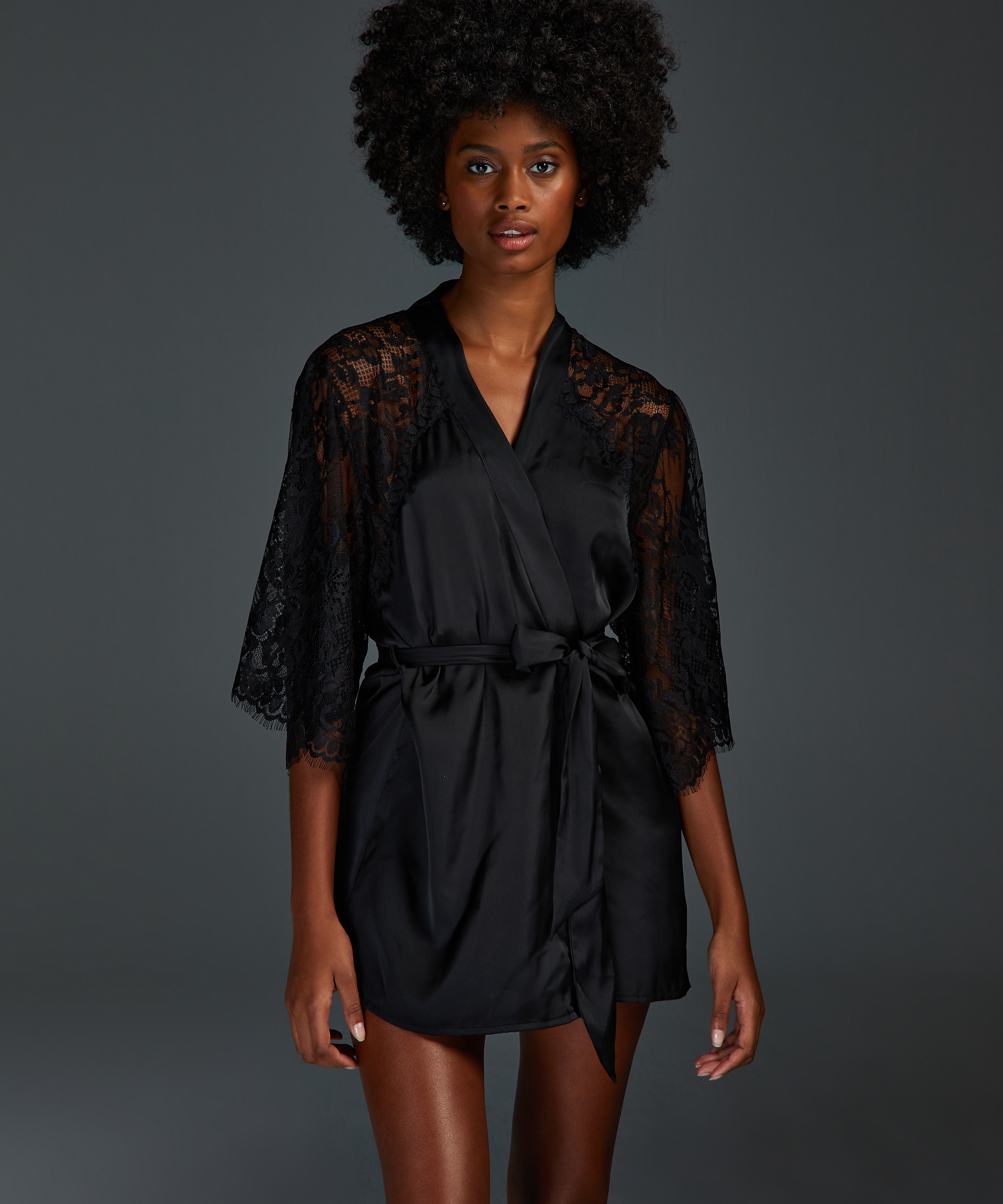 Kimono Jennifer, Czarny, main