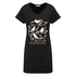 Nightshirt V-neck, Czarny