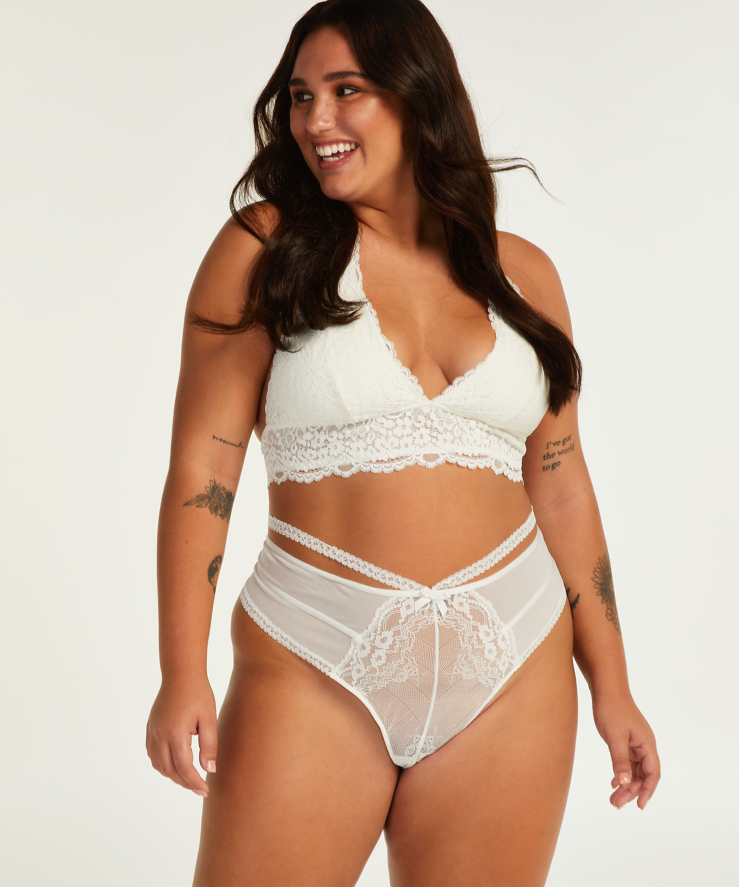 Stringi Curvy Lorraine, Biały