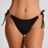 Majtki tanga w wysokim wycięciem Bahamas, Czarny