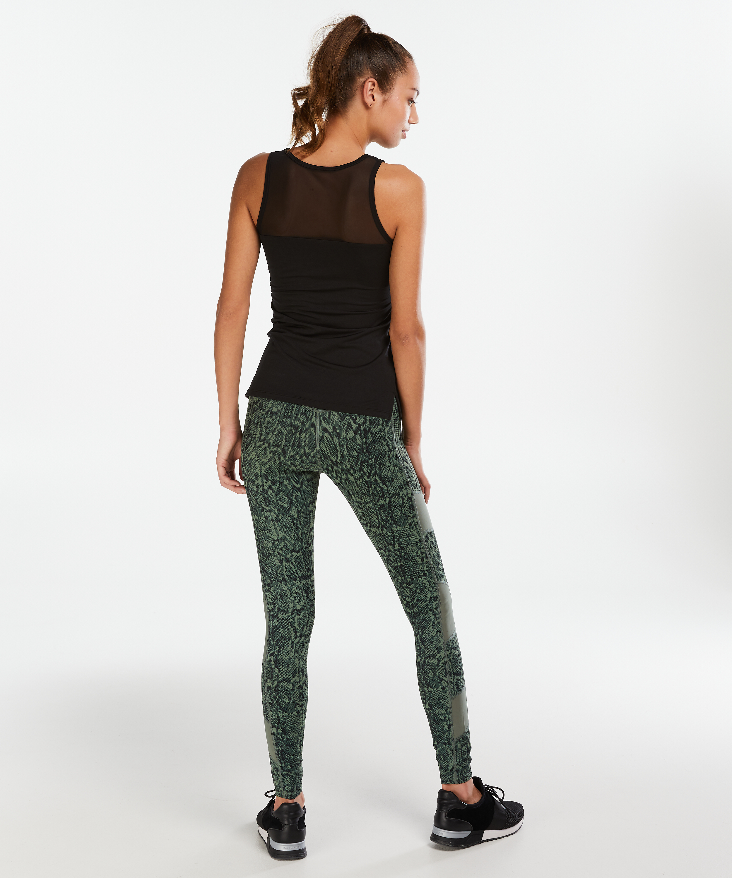 HKMX mesh tank top, Czarny, main