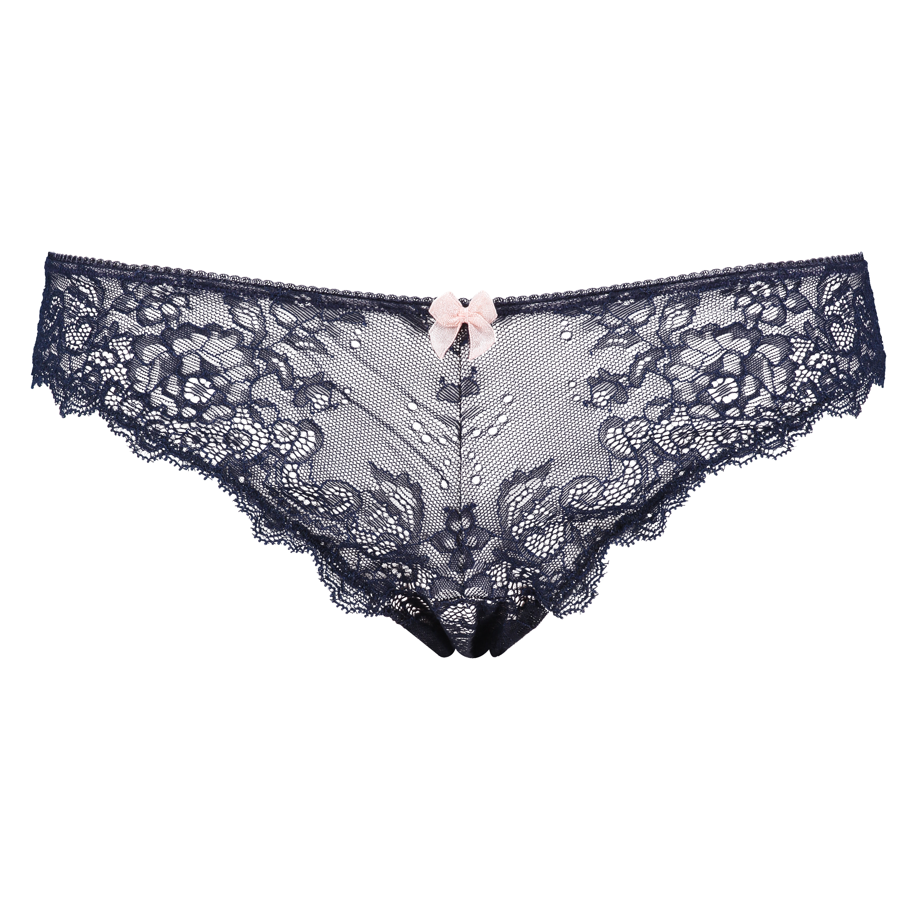 Contrast Ultra Low V-Thong, Niebieski, main