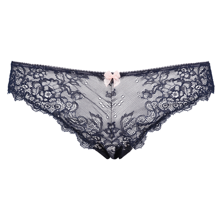 Contrast Ultra Low V-Thong, Niebieski
