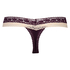 Contrast Ultra Low V-Thong, Fioletowy