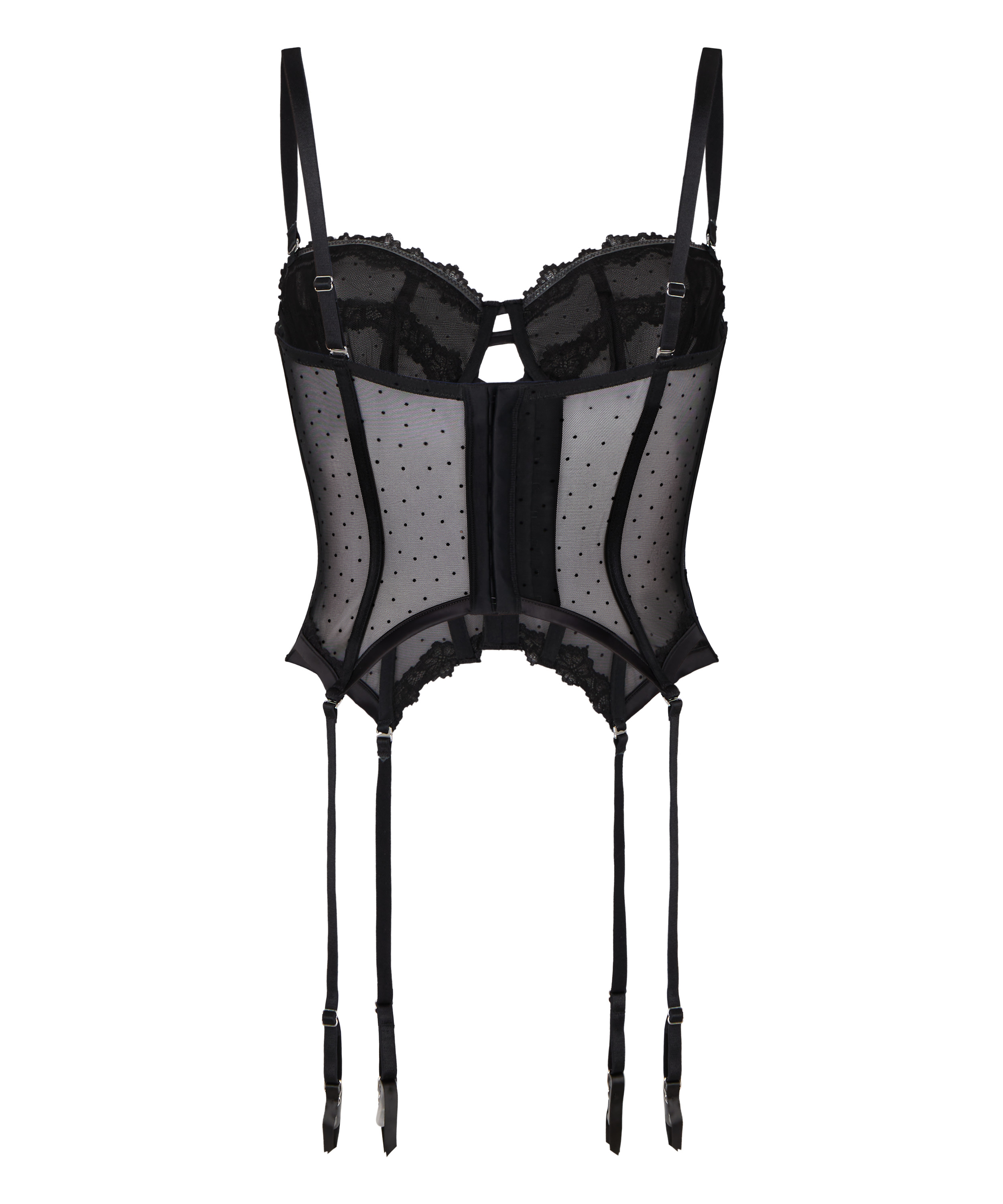Bustier Kat, Czarny, main