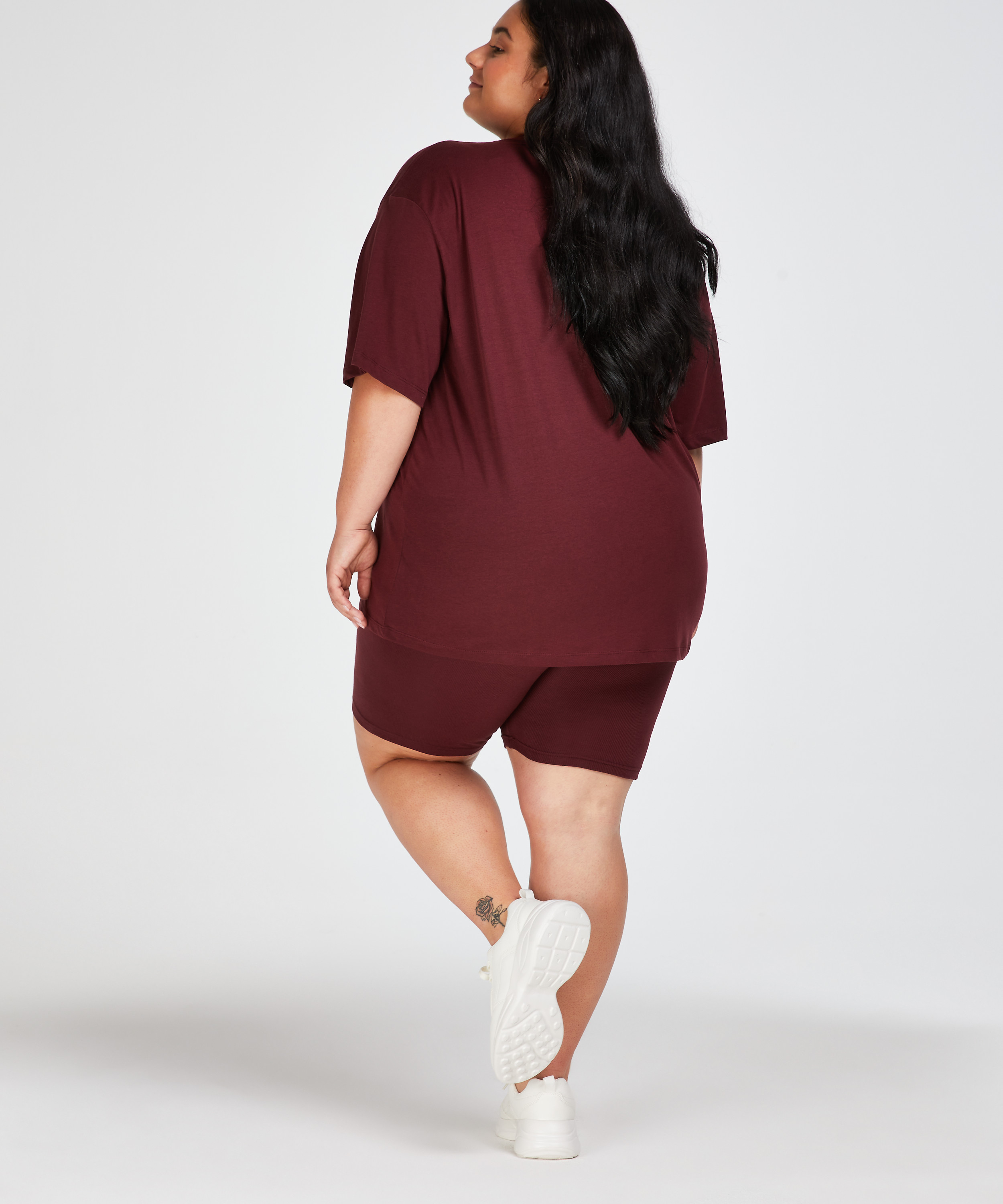 Piżama z szortami Biker, Czerwony, main