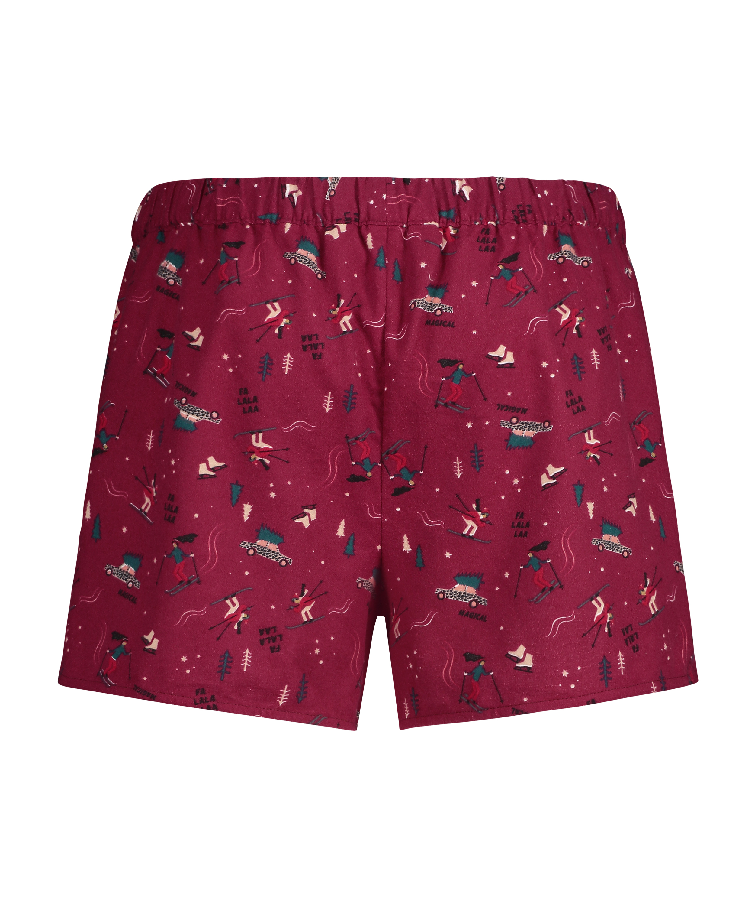 Twill Shorts, Czerwony, main