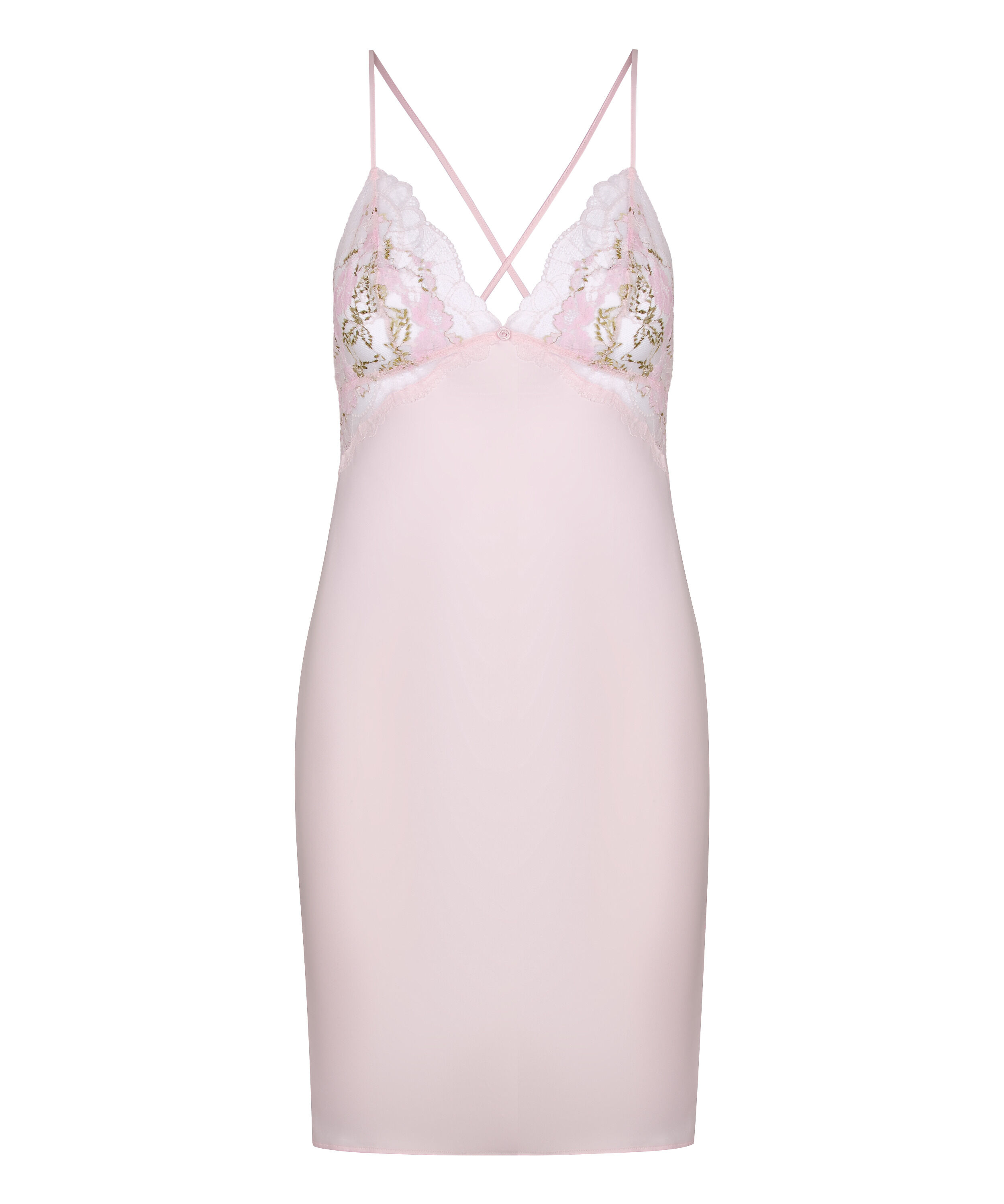 Satynowa Koszulka Nocna Miri, R&oacute;żowy