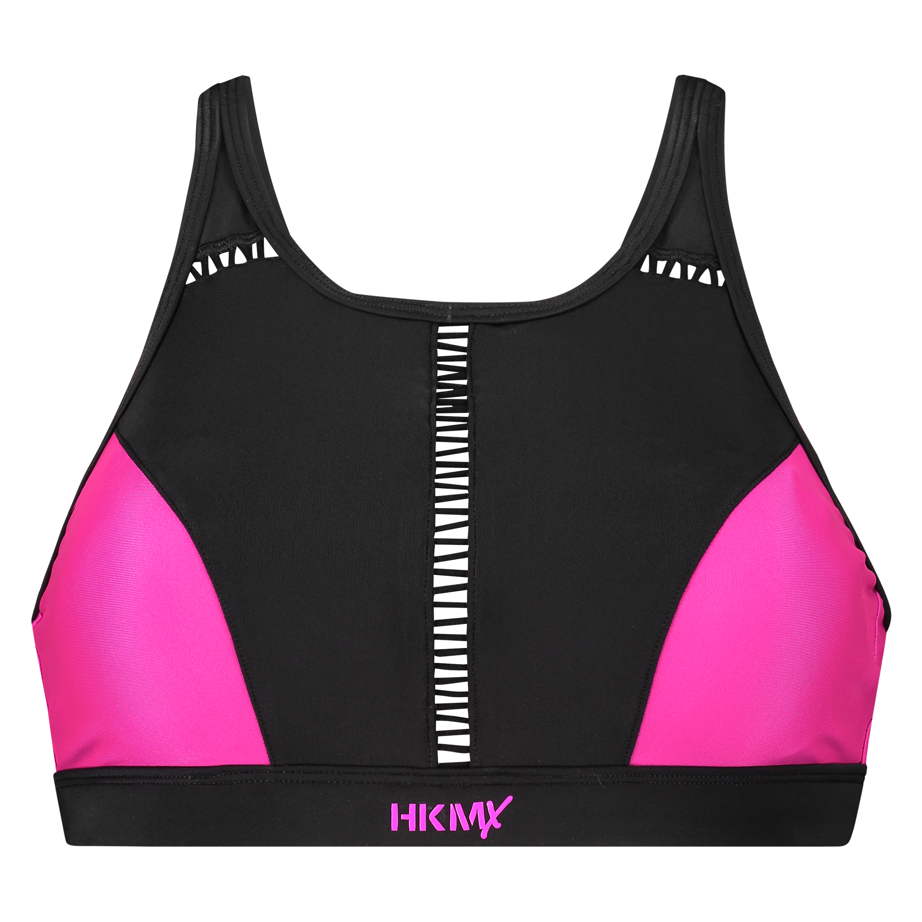 HKMX Bikini Crop Top, Czarny, main