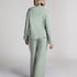 Narzutka Essential z dżerseju z długim rękawem, Zielony
