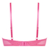 Usztywniony biustonosz maximizer z fiszbinami  Harmony, Różowy