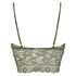 Bralette longline Fancy, Zielony