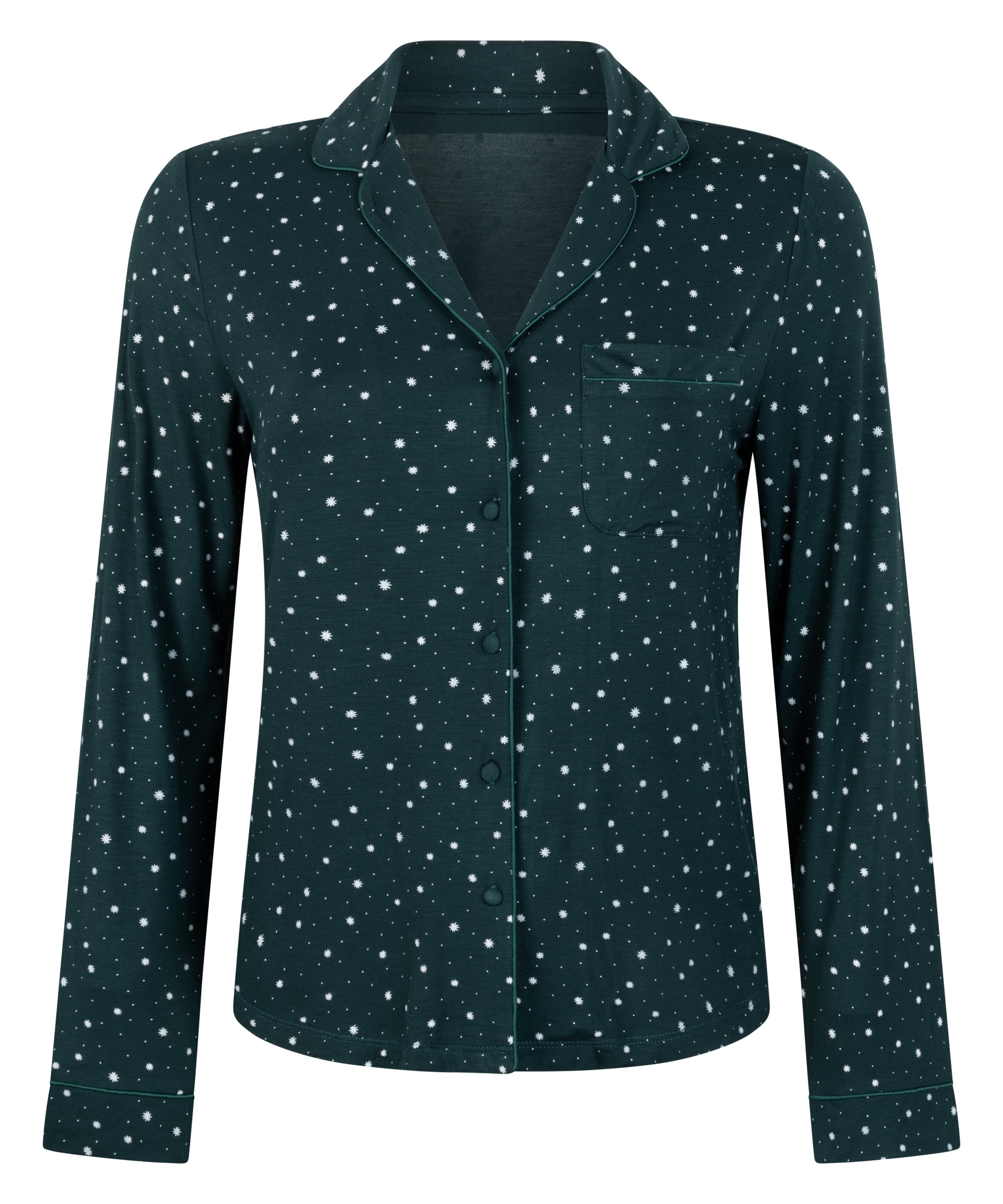 Narzutka Essential z dżerseju z długim rękawem, Zielony, main