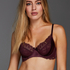 Nadia Non-Padded Underwired Bra, Czerwony
