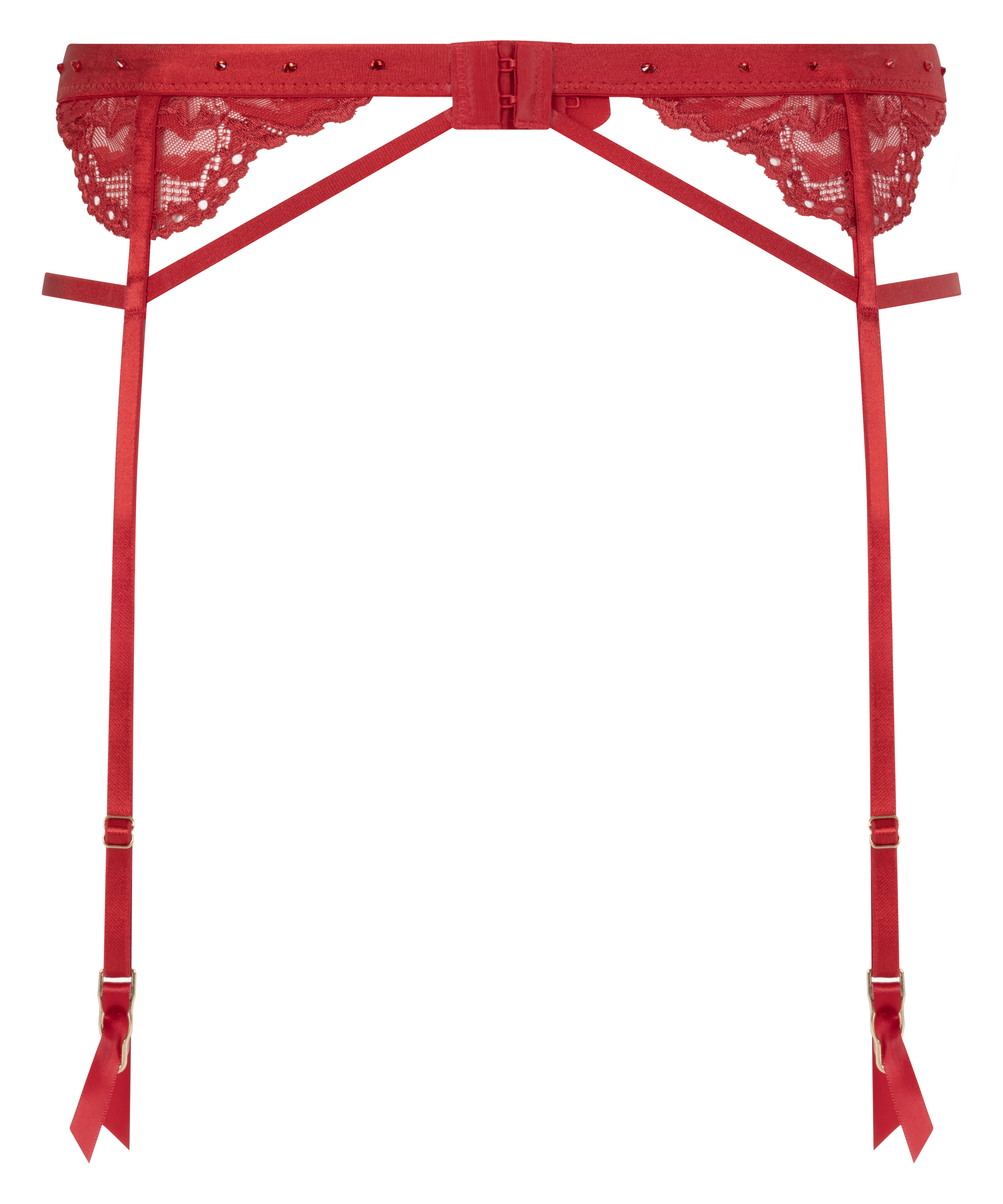 Podwiązki Private Jacky, Czerwony, main