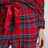 Piżama we wz&oacute;r Flannel, Czerwony