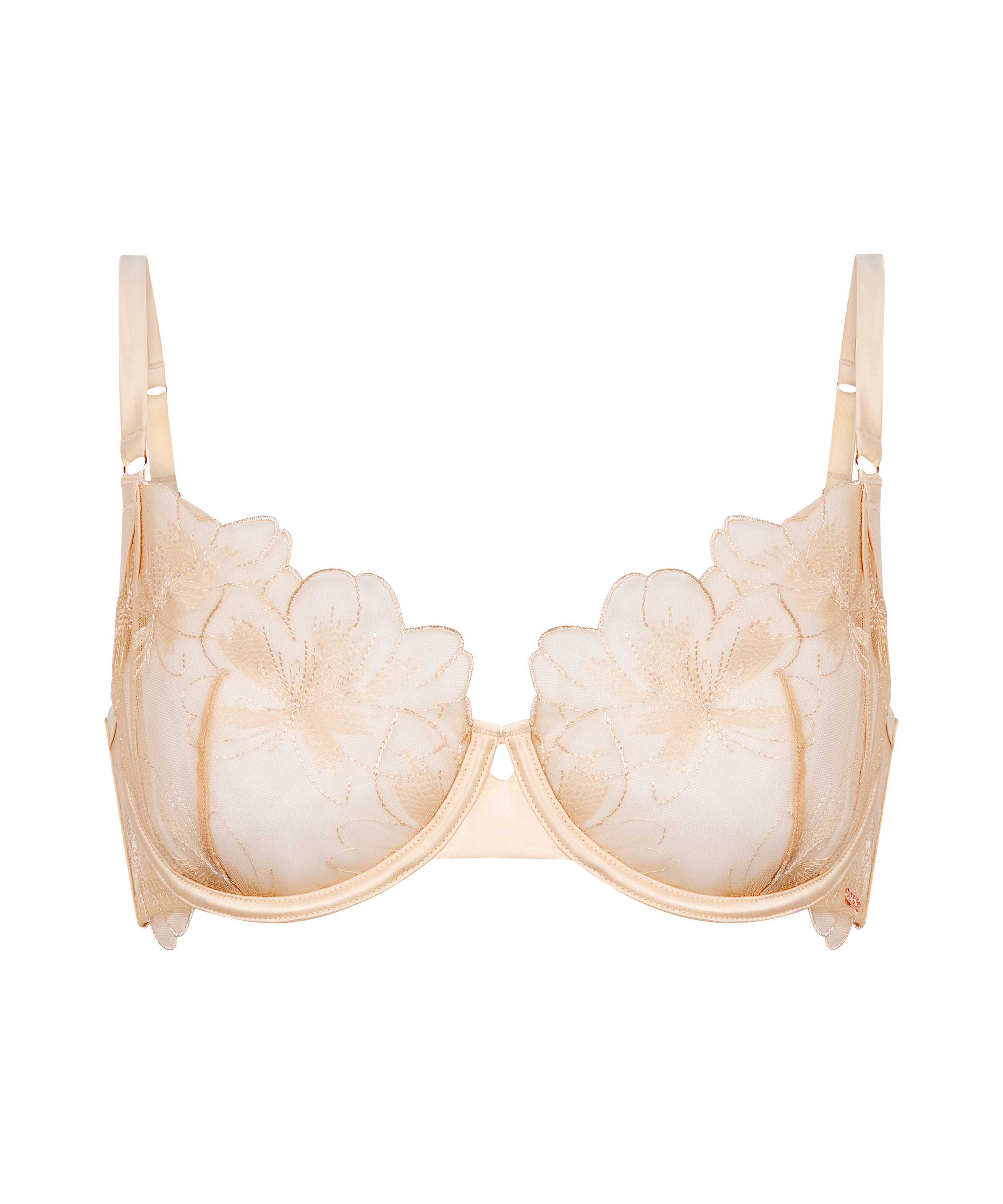 Biustonosz bez usztywnienia z fiszbinami Emilia, Ż&oacute;łty, main