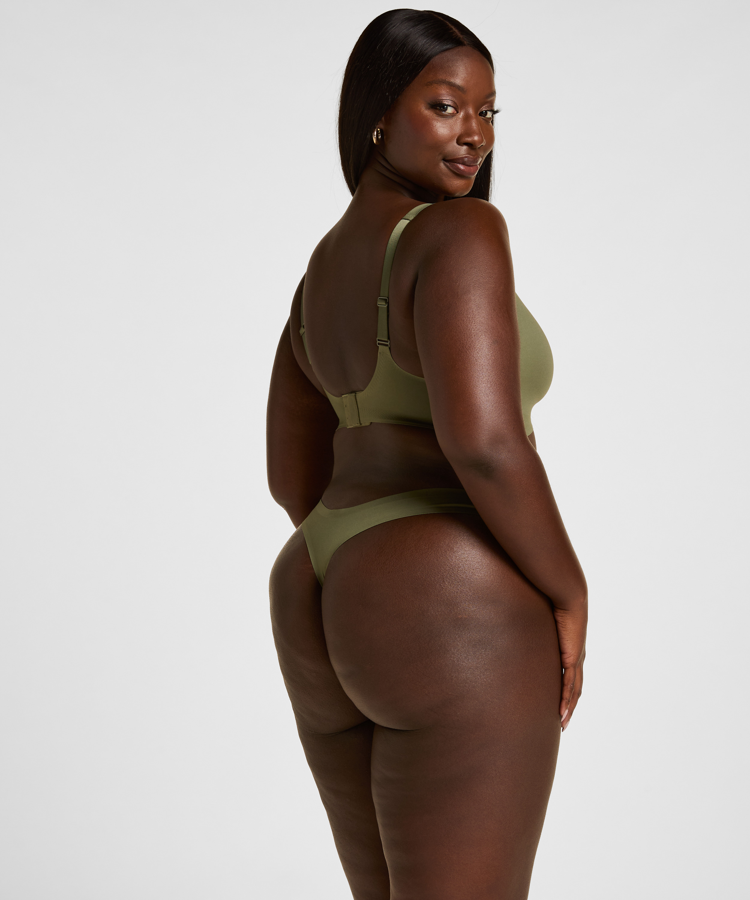 Super Comfort Stringi, Zielony, main