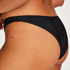 D&oacute;ł od bikini z wysokim wycięciem Juicy, Czarny