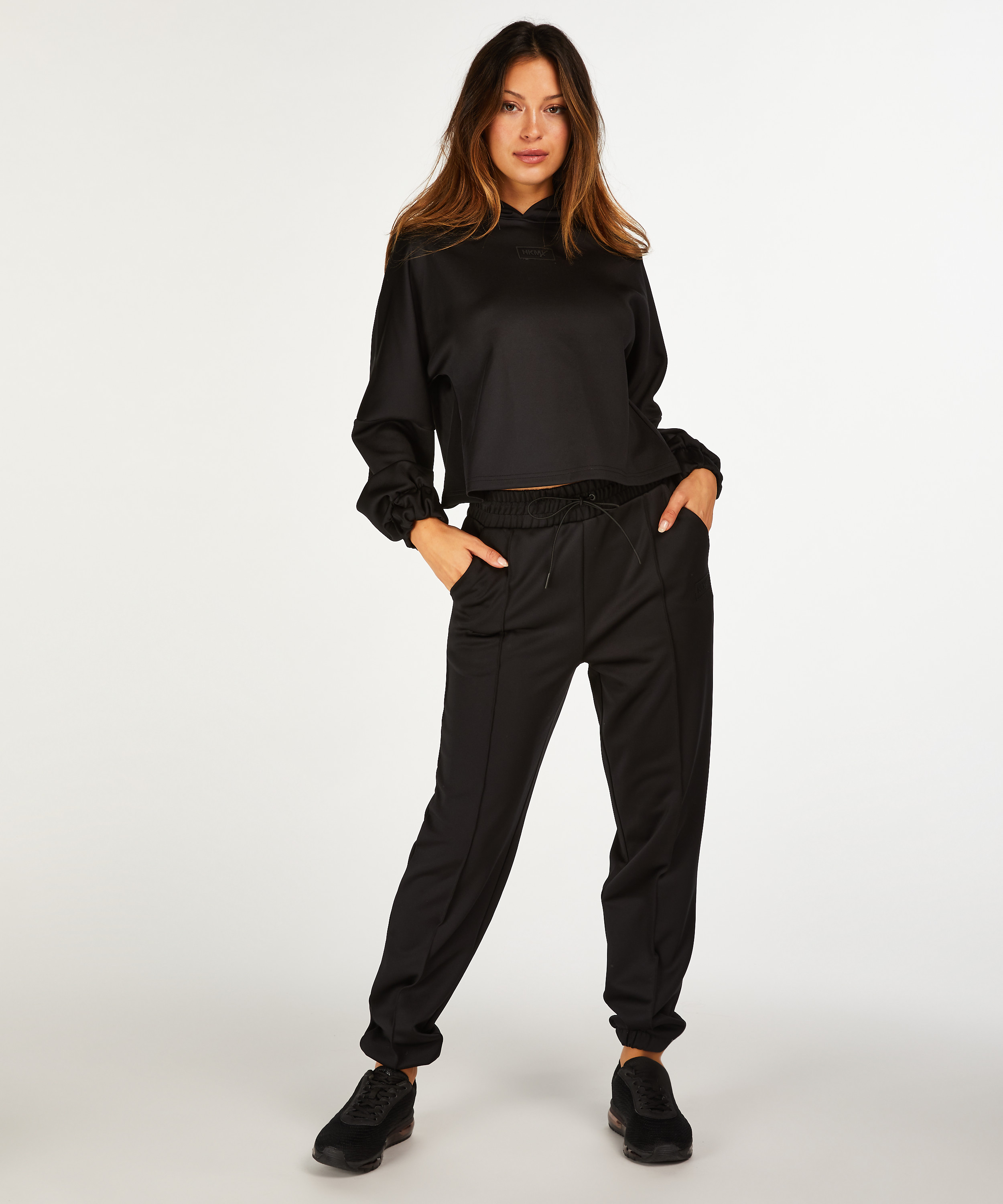 Bluza z kapturem HKMX Flow, Czarny, main