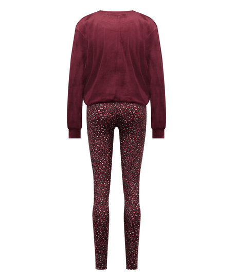 Piżama z torbą, Fioletowy