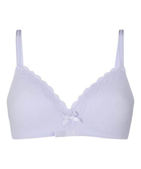 Biustonosz usztywniany bez fiszbin Lola, Fioletowy