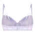 Biustonosz usztywniany z fiszbinami Lauren, Fioletowy