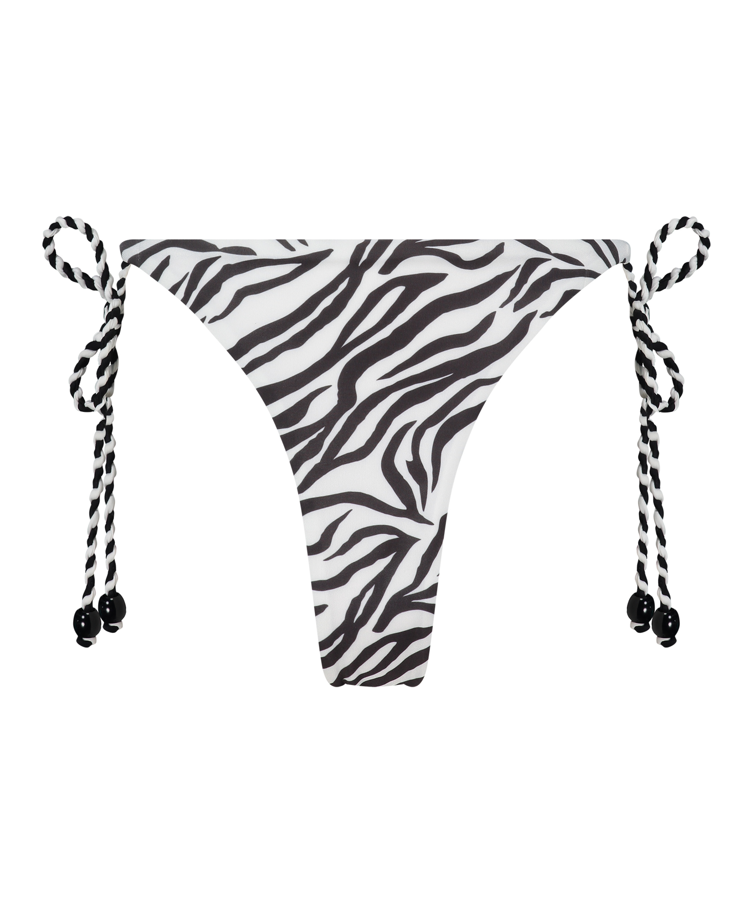 Majtki Bikini Cheeky Tanga Doha Zebra, Biały, main