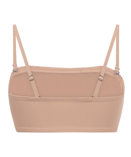 Bandeau Bralette Smooth, Beżowy