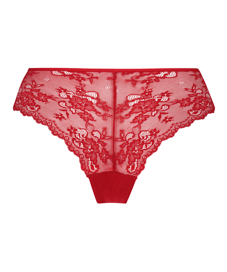Brazyliany Lace Back, Czerwony