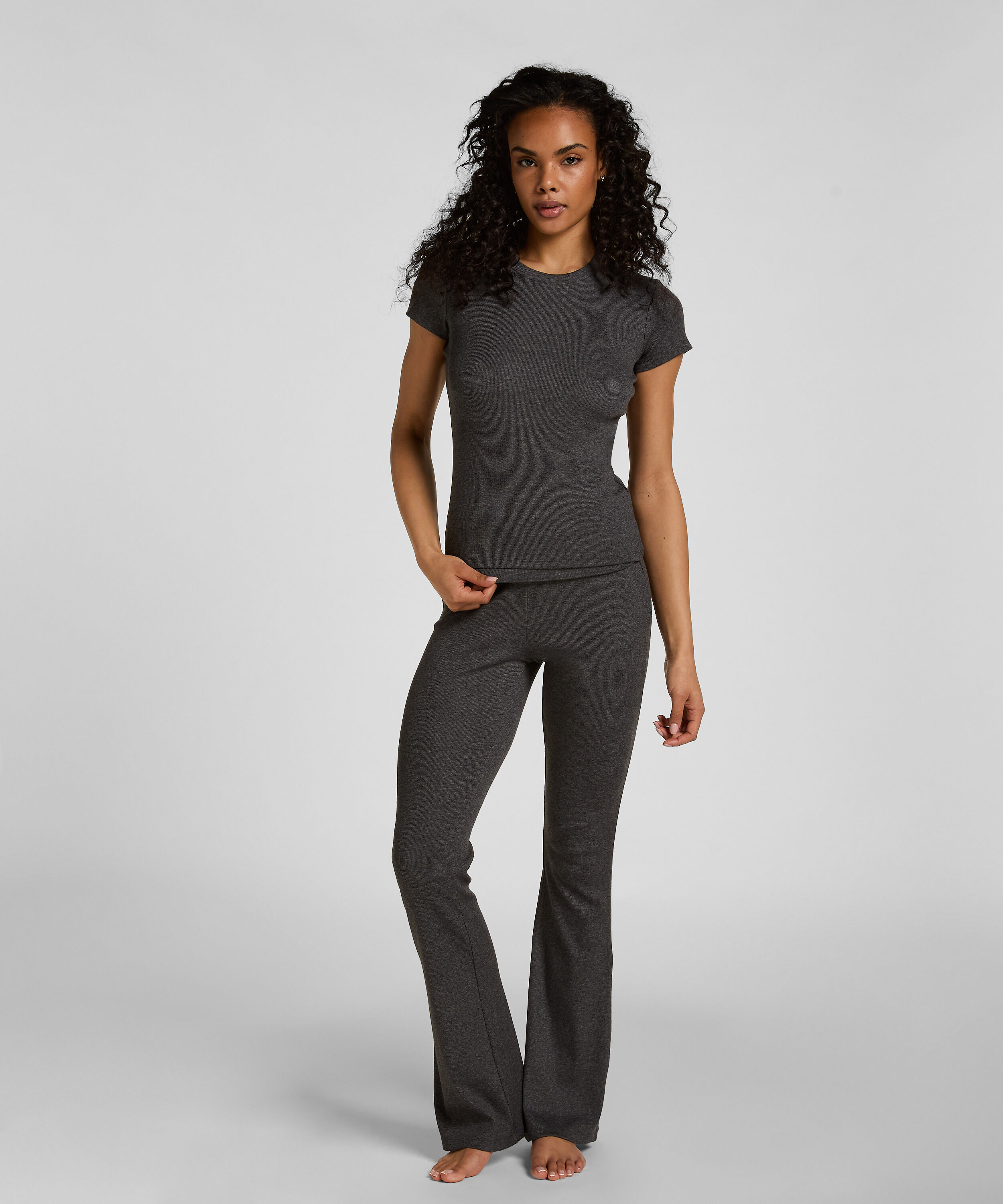 G&oacute;ra od Piżamy z Kr&oacute;tkimi Rękawami, Szary