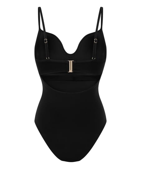 Str&oacute;j kąpielowy Neoprene, Czarny