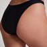 Majtki Bikini Wysoko Krojona Luna, Czarny