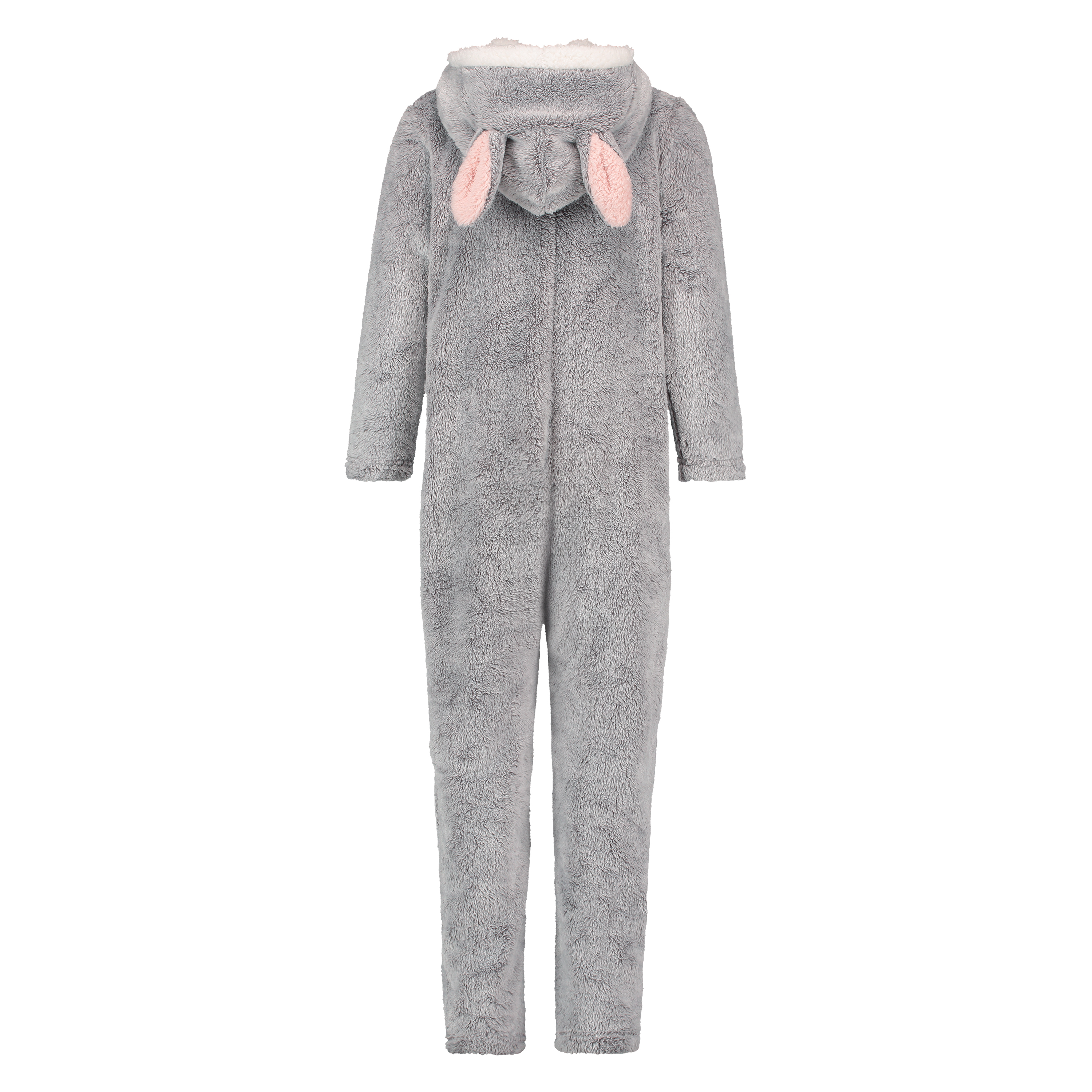 Fleece Onesie Kids, Szary, main