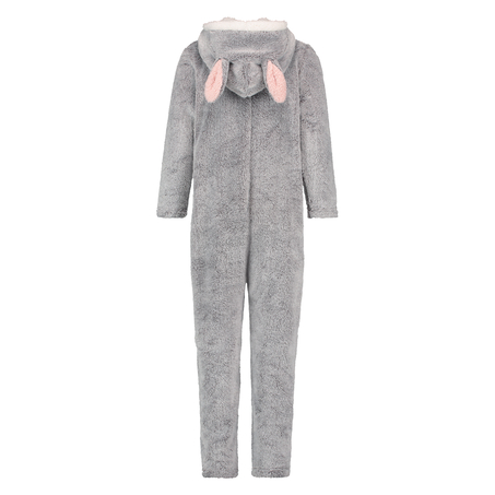 Fleece Onesie Kids, Szary