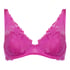 Biustonosz usztywniany marki Ingrid z fiszbinami, R&oacute;żowy