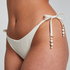 Majtki Bikini Wysoko Krojona Cozumel, Biały