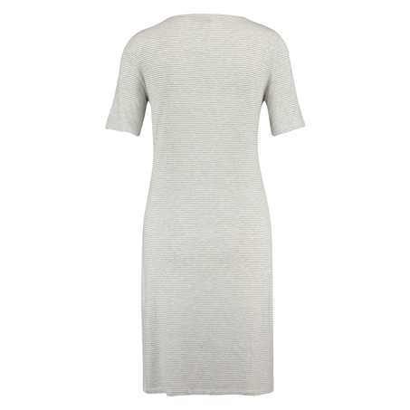 Koszula nocna z okrągłym dekoltem, Szary