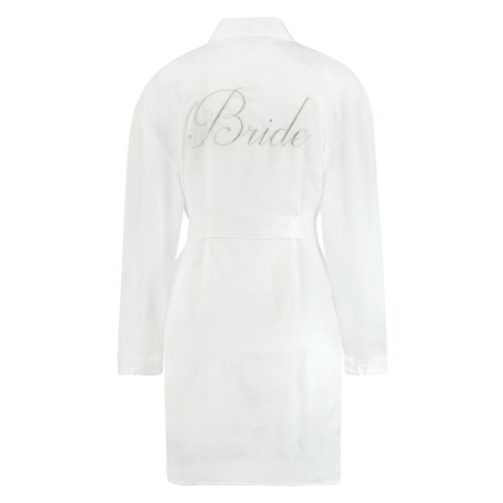 Satin Kimono Bridal, Biały