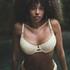 Crochet Bikini Top, Biały
