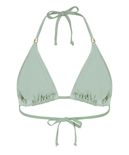 Triangle Bikini Top Luxe, Zielony
