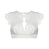 Biustonosz bralette Indigo, Biały